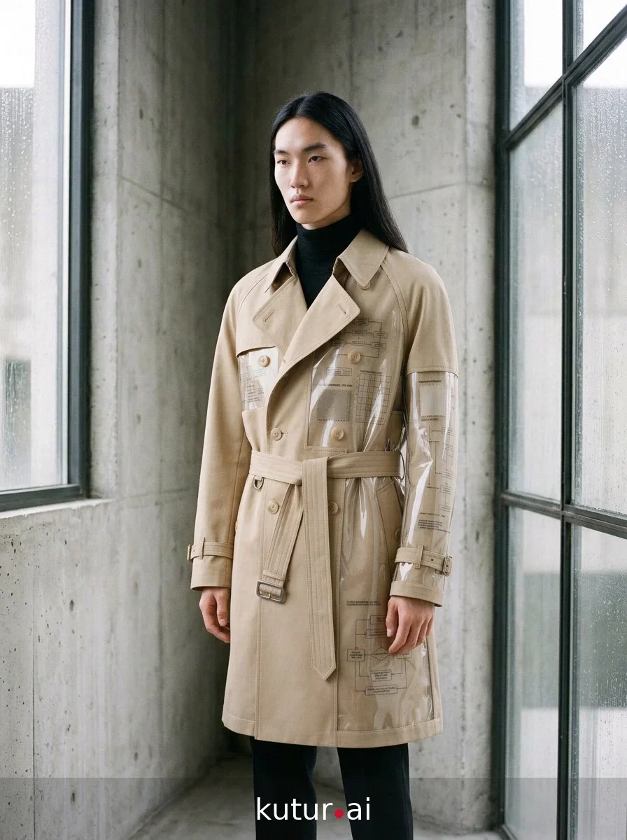 Trend diagram trench · lookbook