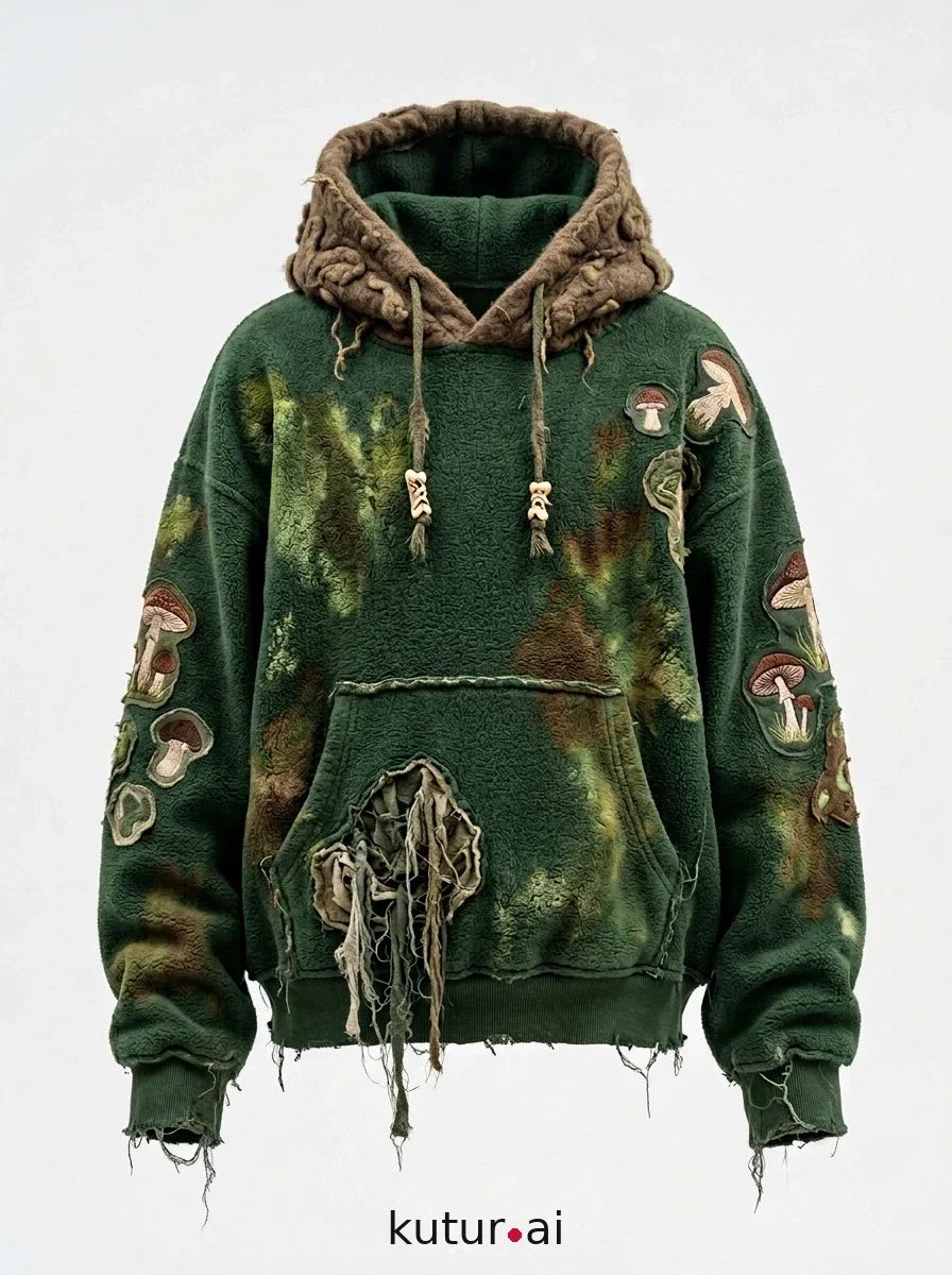Moss decay fleece · back