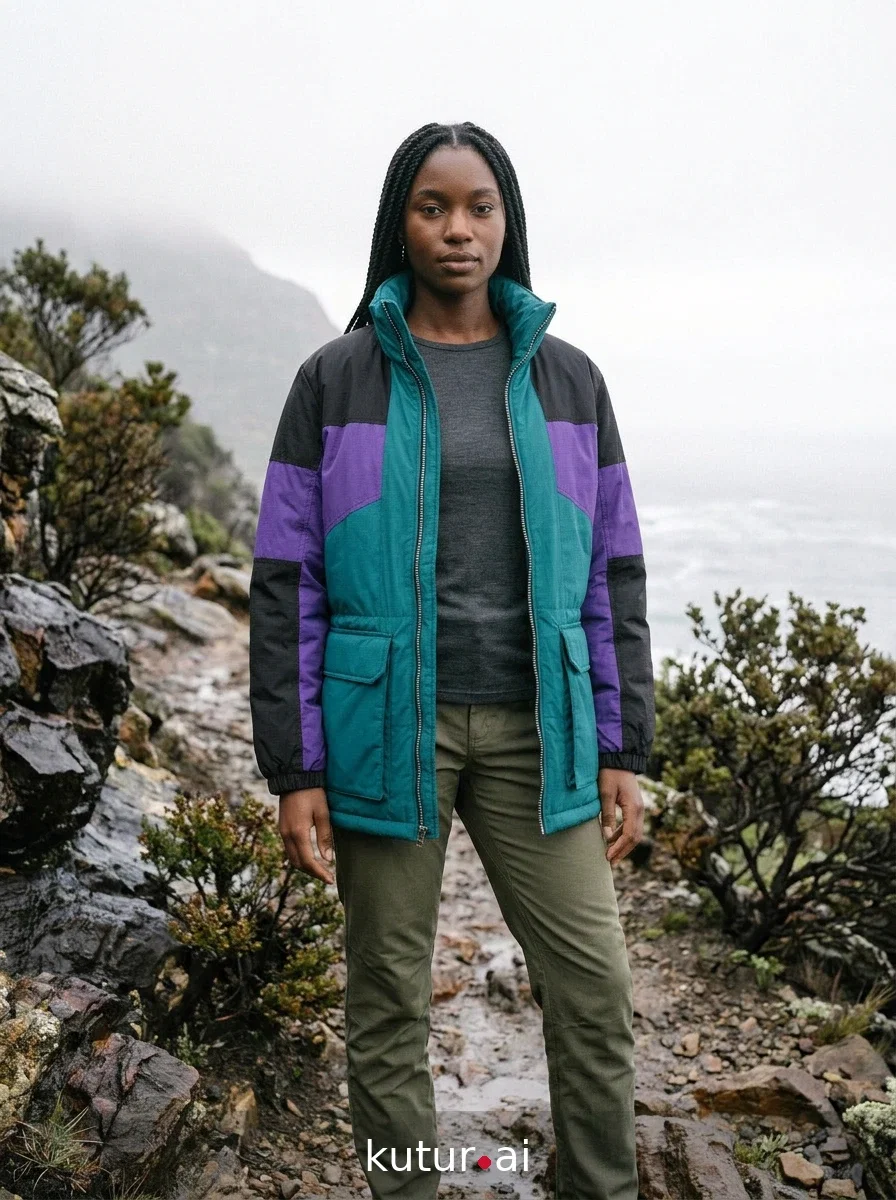 Exposed zipper anorak · lookbook