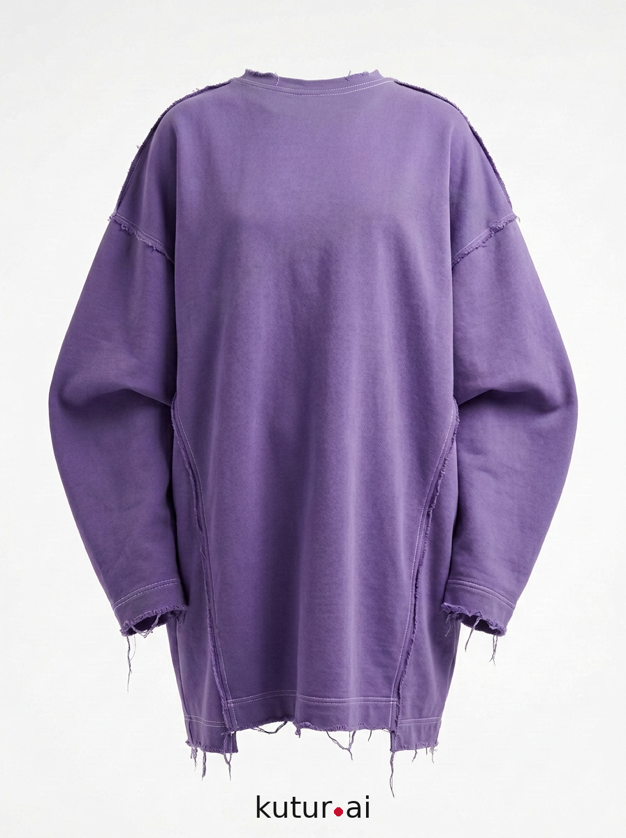 Purple boxy seams · back