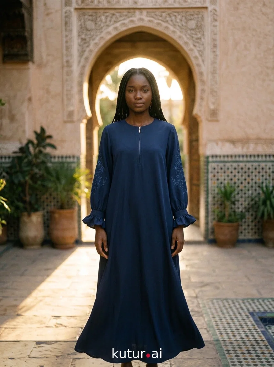 Zippered throat dress · lookbook