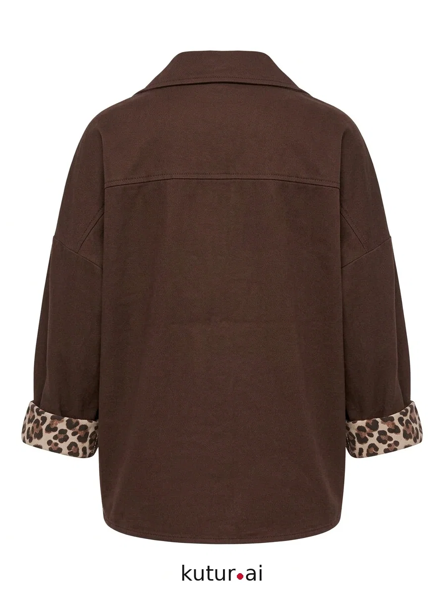 Dropped shoulder twill · back