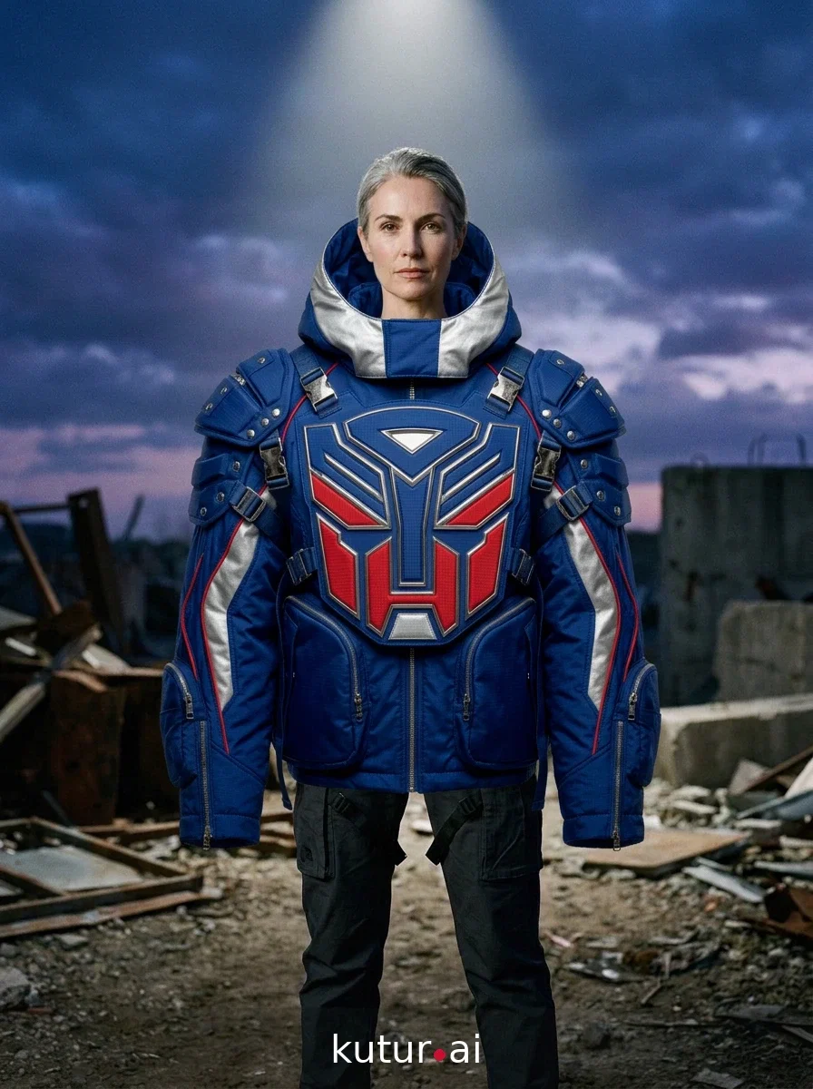 Blue red segments · lookbook