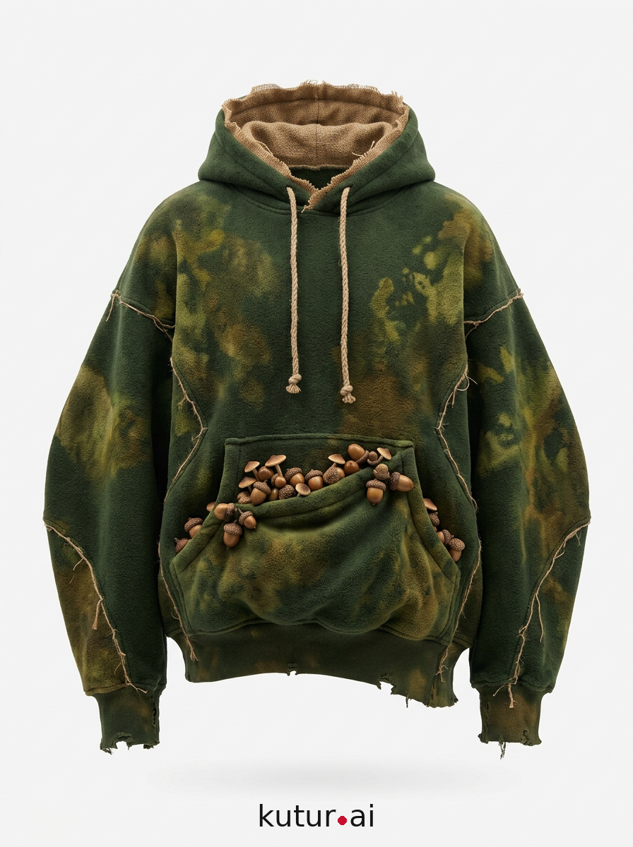 Forest moss acorns · front