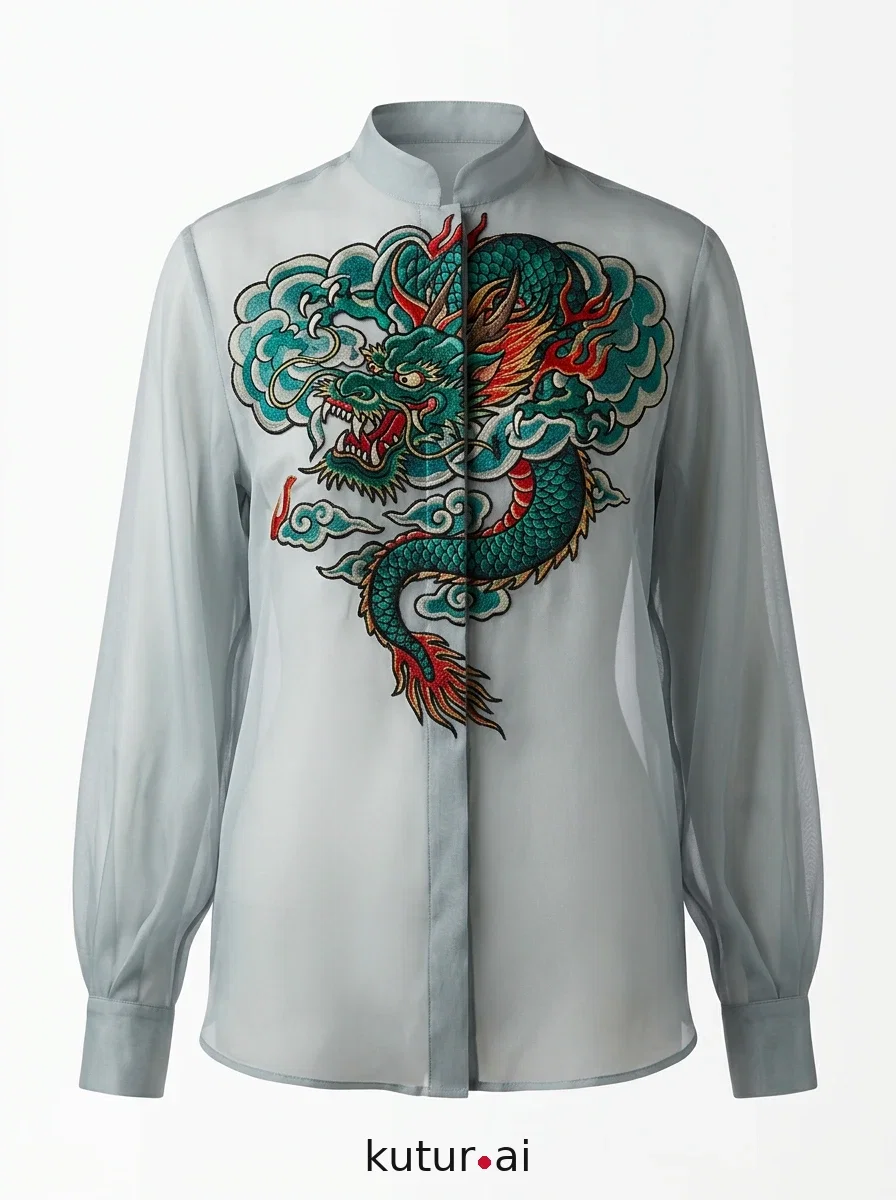 Dragon chest panel · front