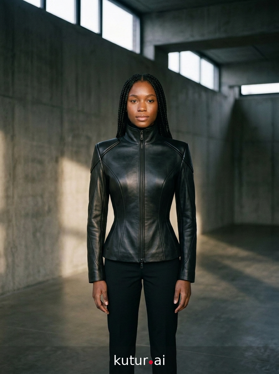 Angular shoulder caps · lookbook