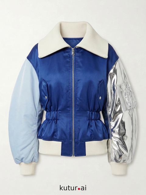Silver mirrored sleeves