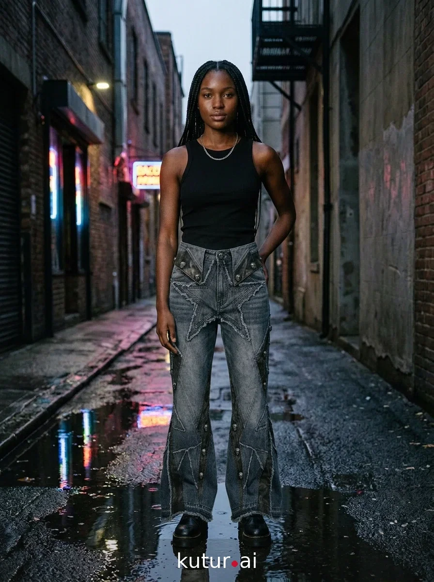 Five-Way Skull Jeans · lookbook