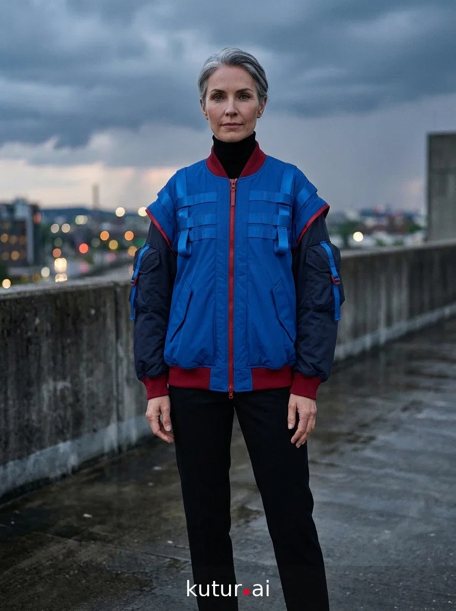 Webbing bomber · lookbook