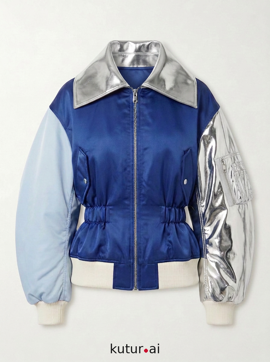 Sculptural mirrored collar
