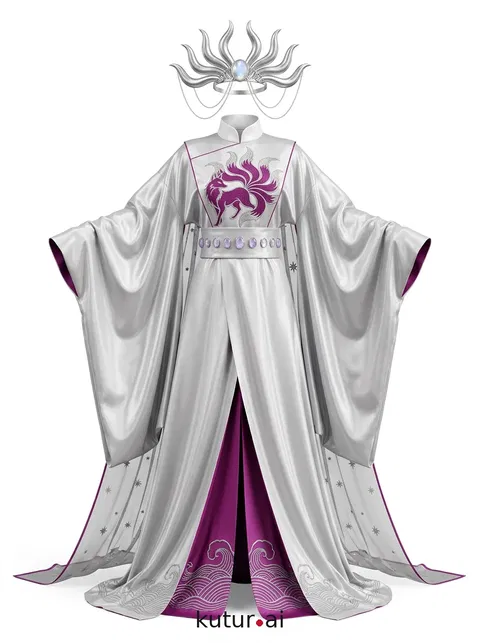 Fox tail robe